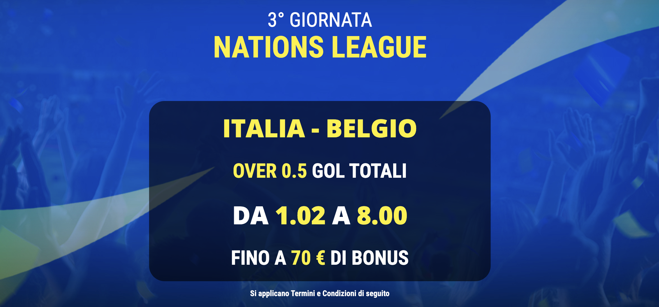 italia belgio superquota maggiorata
