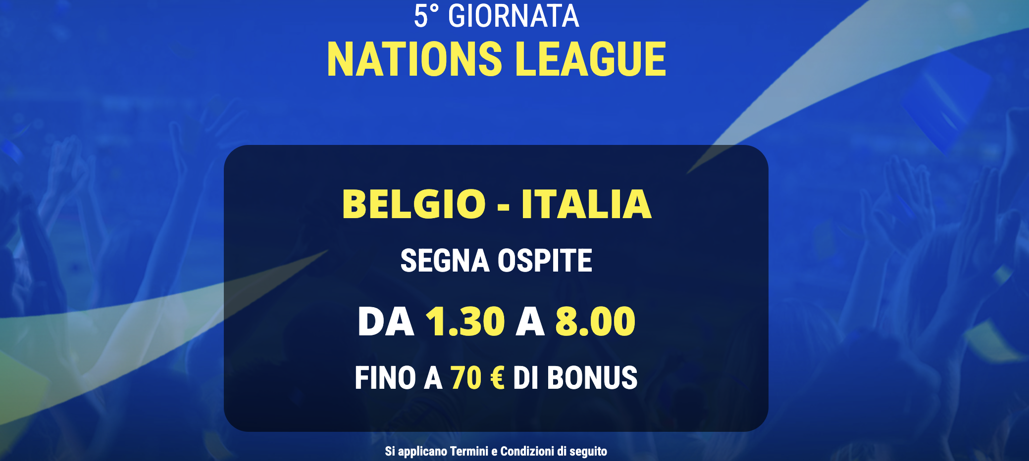 belgio italia quota maggiorata