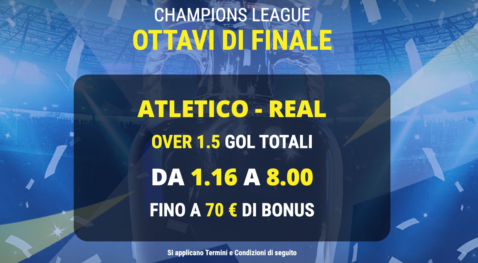 atletico real madrid quota maggiorata