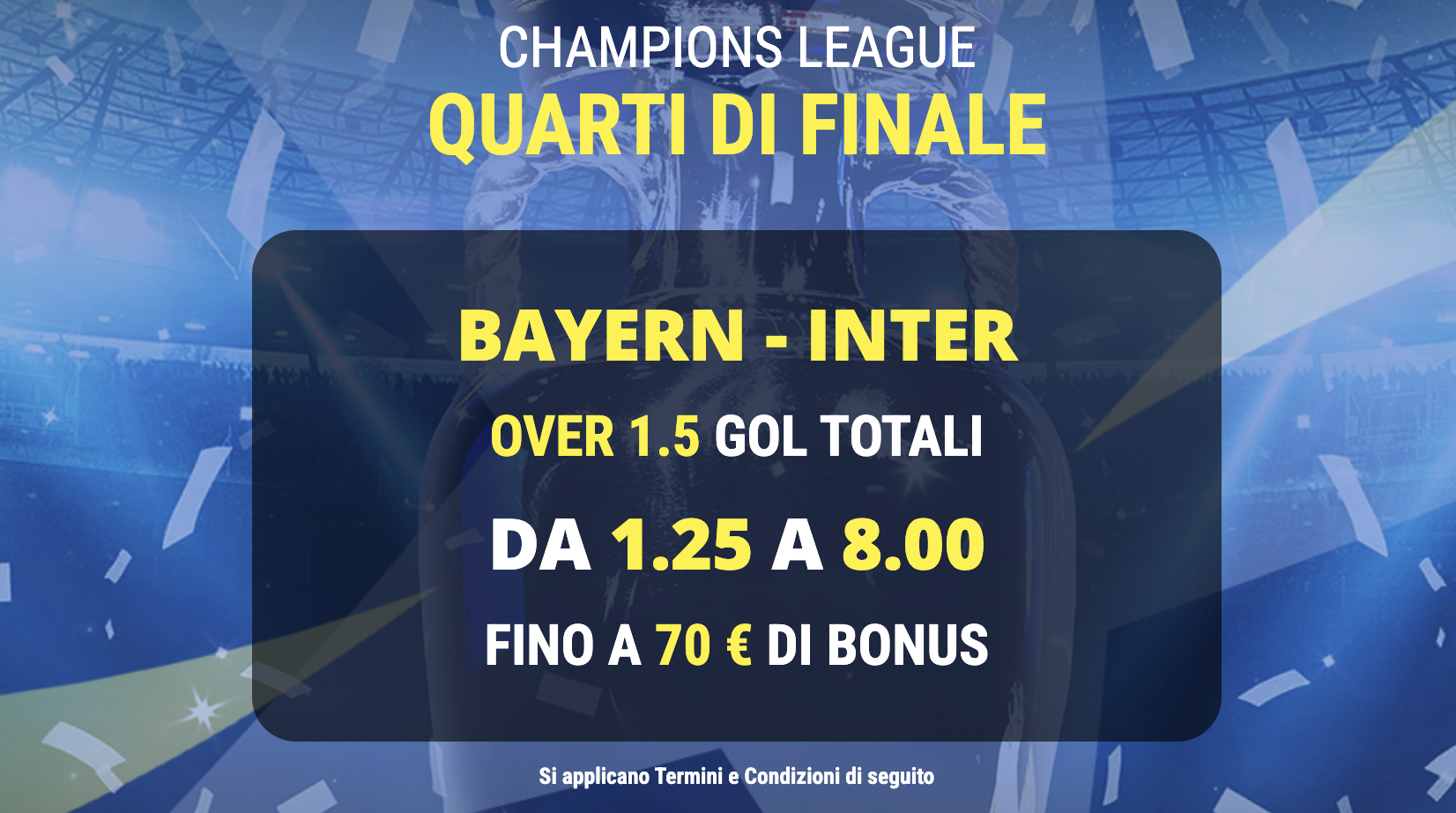 bayern monaco inter quota maggiorata champions