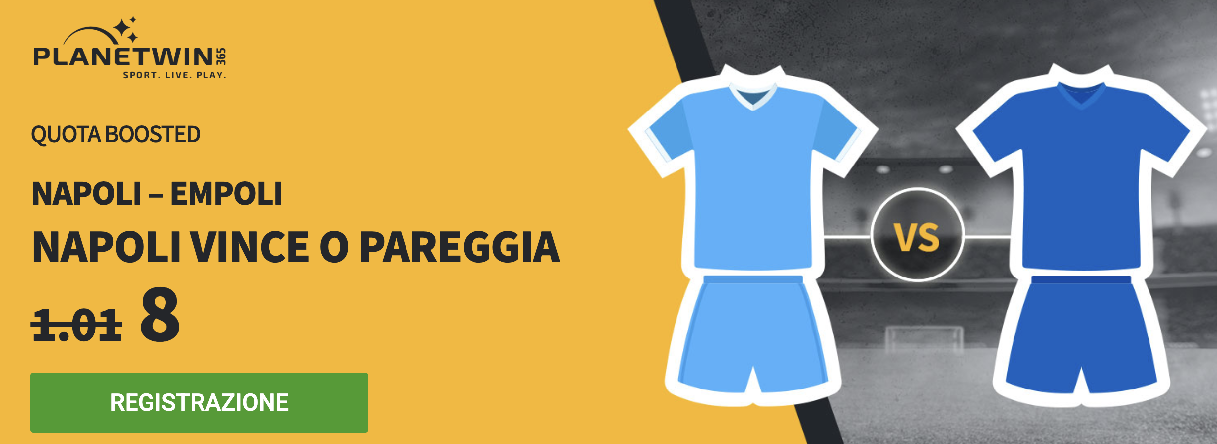 napoli empoli quota maggiorata