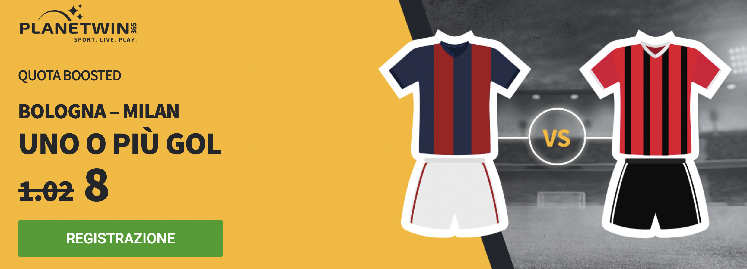 bologna milan quota maggiorata coppa italia