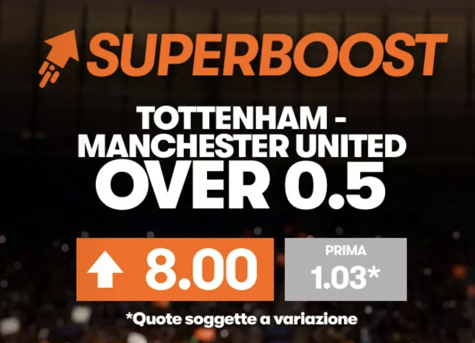 tottenham manchester unisted quota maggiorata europa league finale