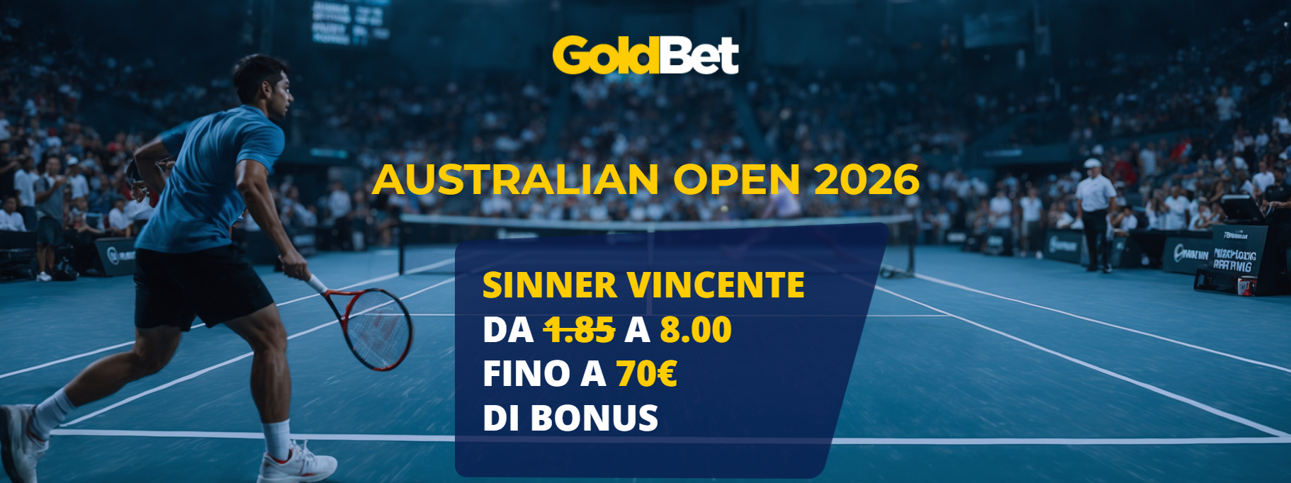 Sinner vincente australian open a quota 8