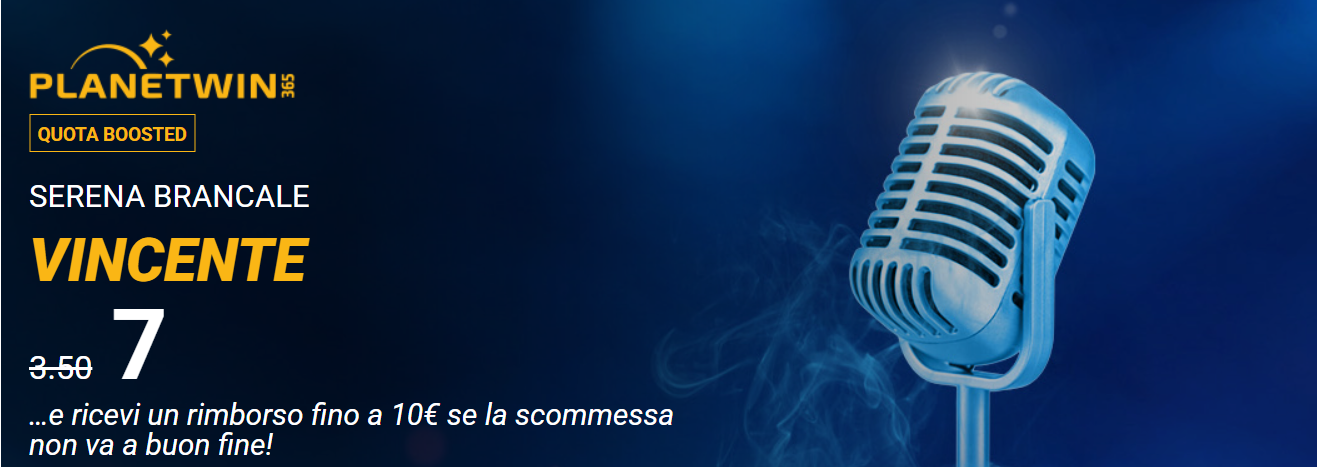 Serena Brancale vince il Festival di Sanremo a quota maggiorata 7