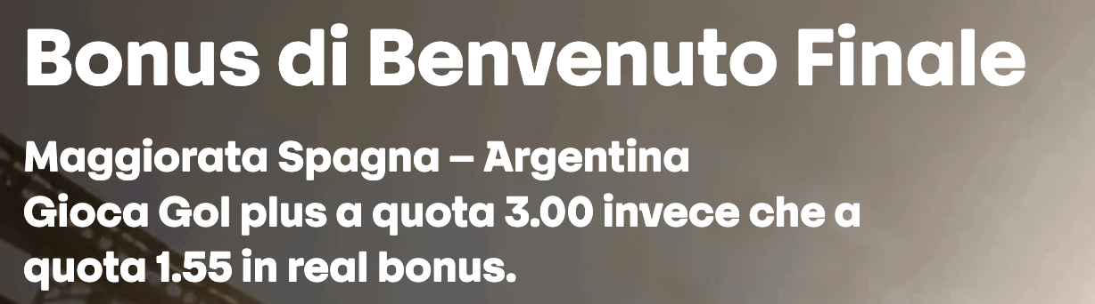 spagna-argentina quota maggiorata