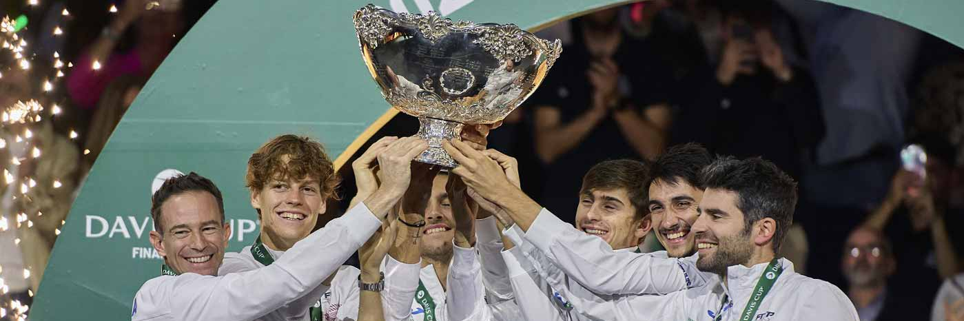 L’Italia del tennis vince la Coppa Davis: è la seconda volta dopo il 1976