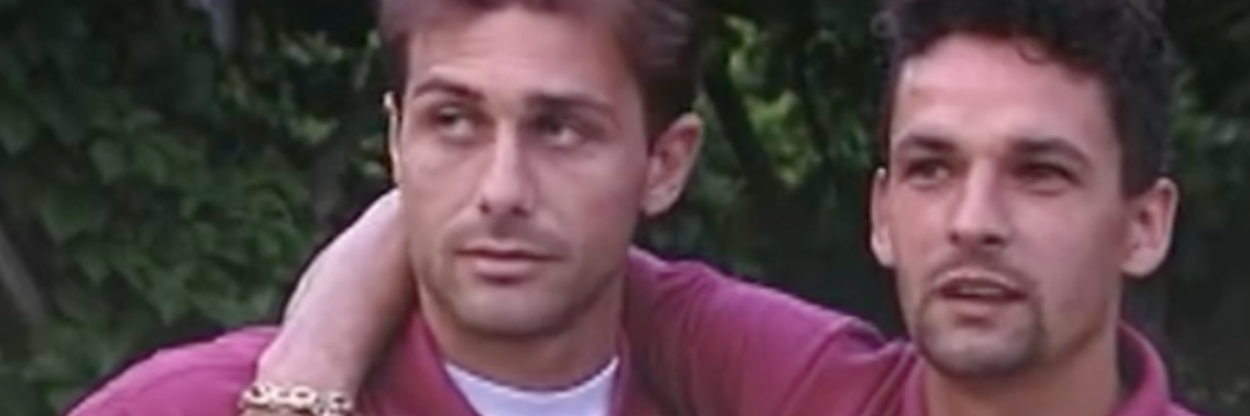 Le immagini inedite di Conte e Baggio nel ritiro dei Mondiali 94 (VIDEO)