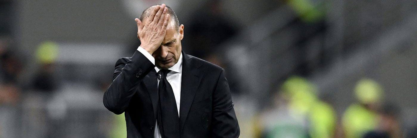 Allegri espulso in Milan-Bologna: il motivo e la sua spiegazione