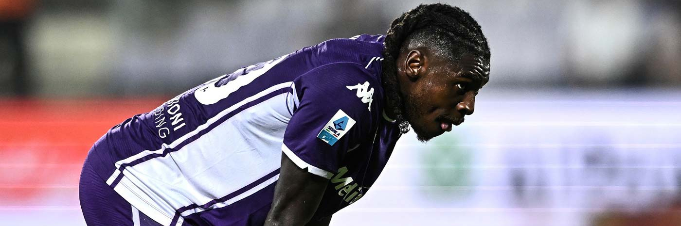 Infortunio Kean, le condizioni dell'attaccante della Fiorentina  e quando torna