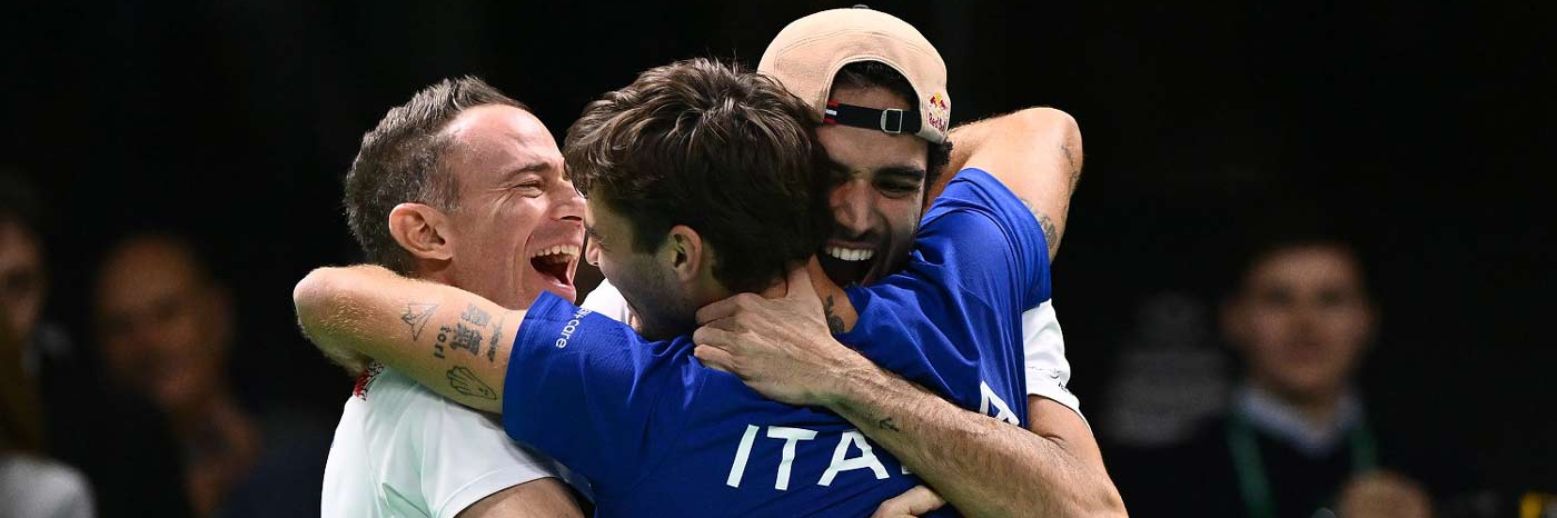 Italia del tennis di nuovo sul tetto del mondo: a Bologna la terza Coppa Davis di fila